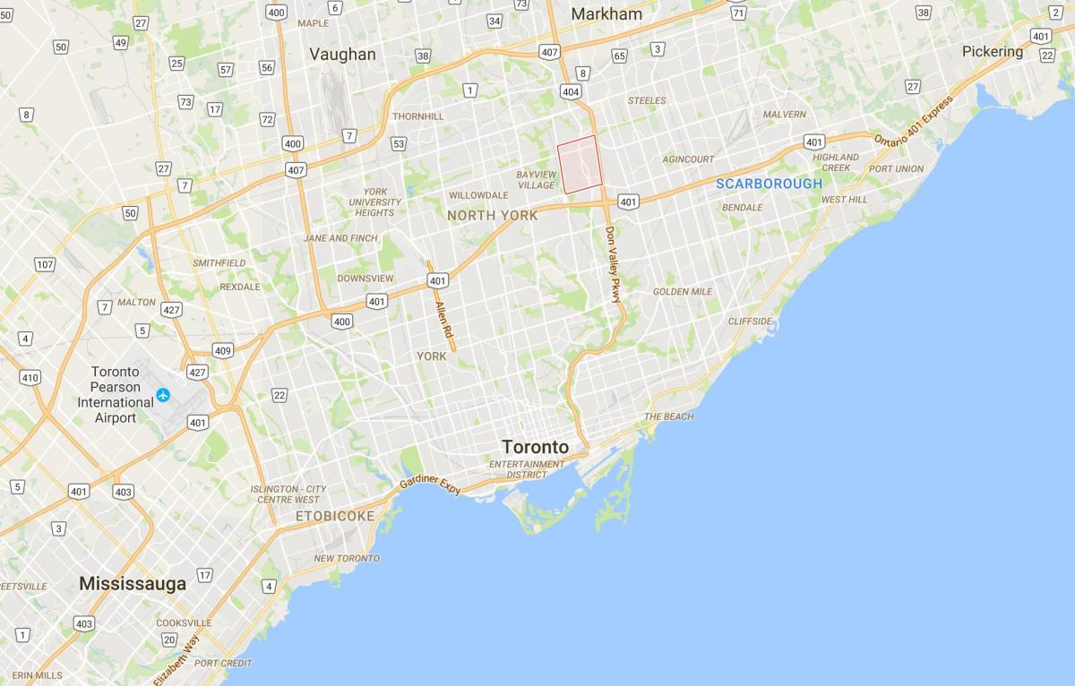 Karte Der Erdnuss-district Toronto