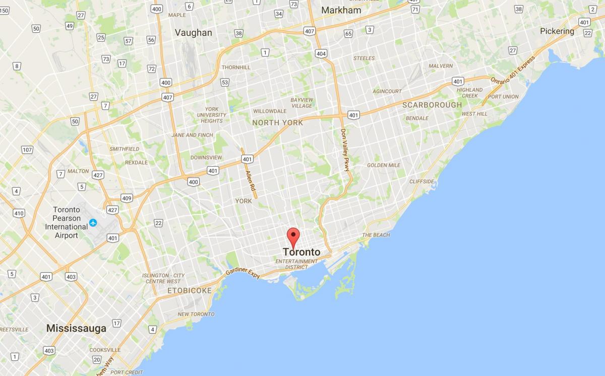 Karte von Grange Park district Toronto