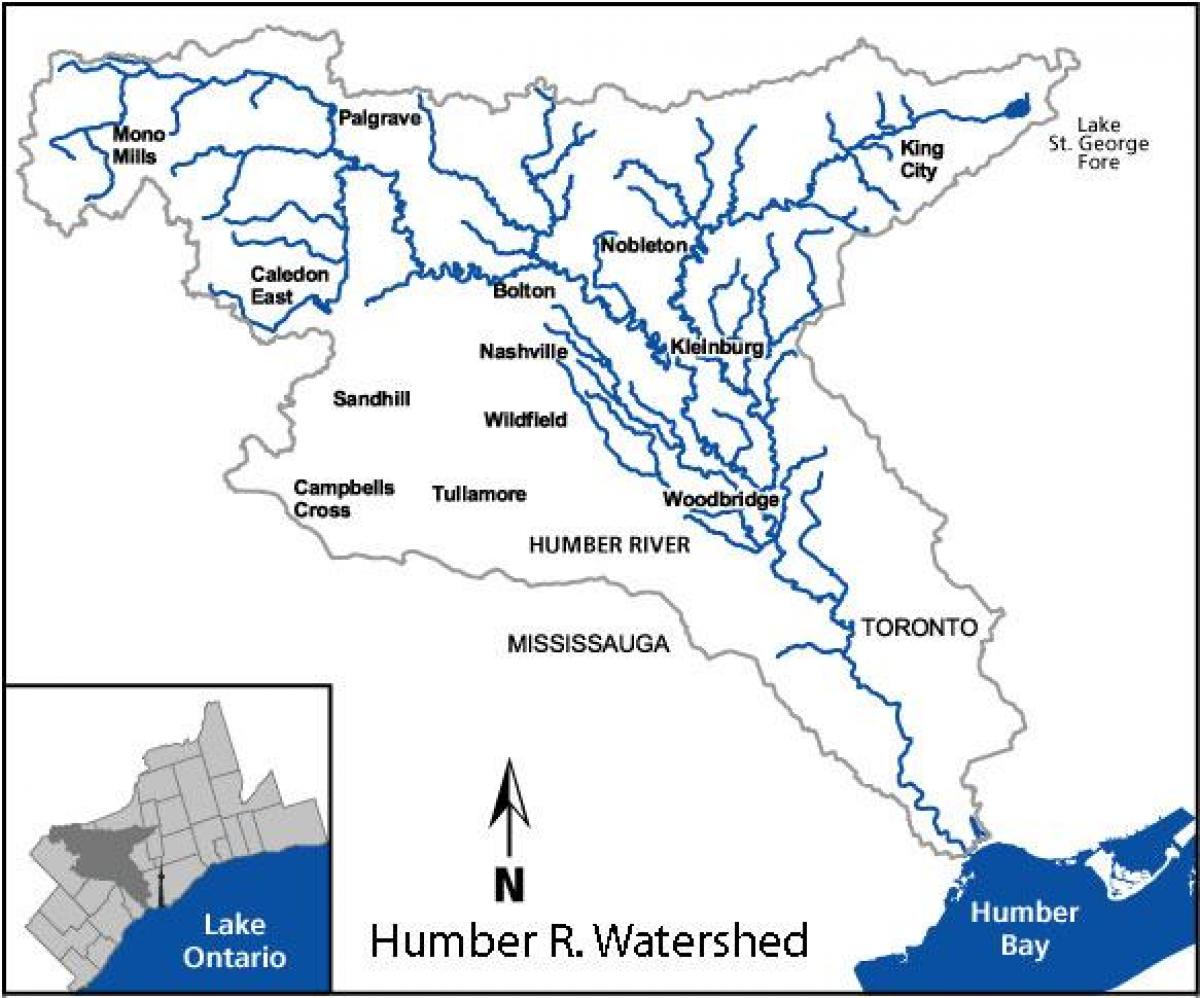 Karte von Humber river
