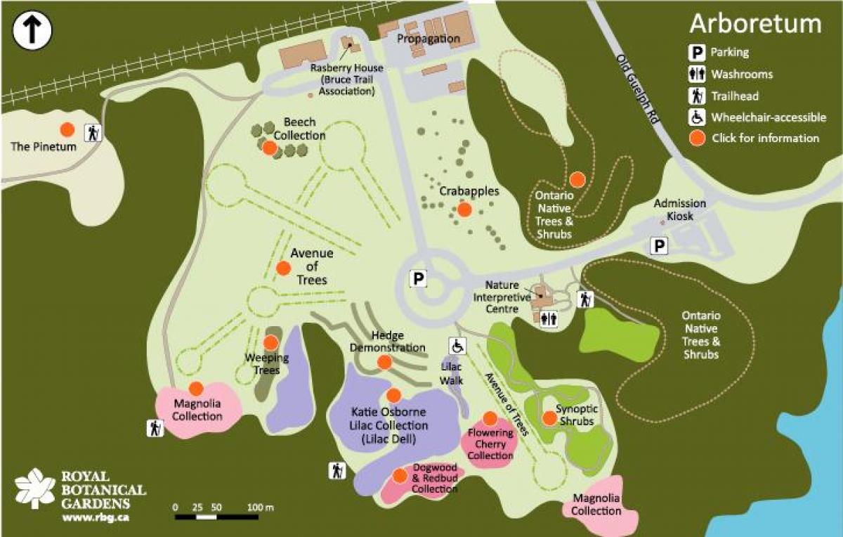 Karte von RBG Arboretum