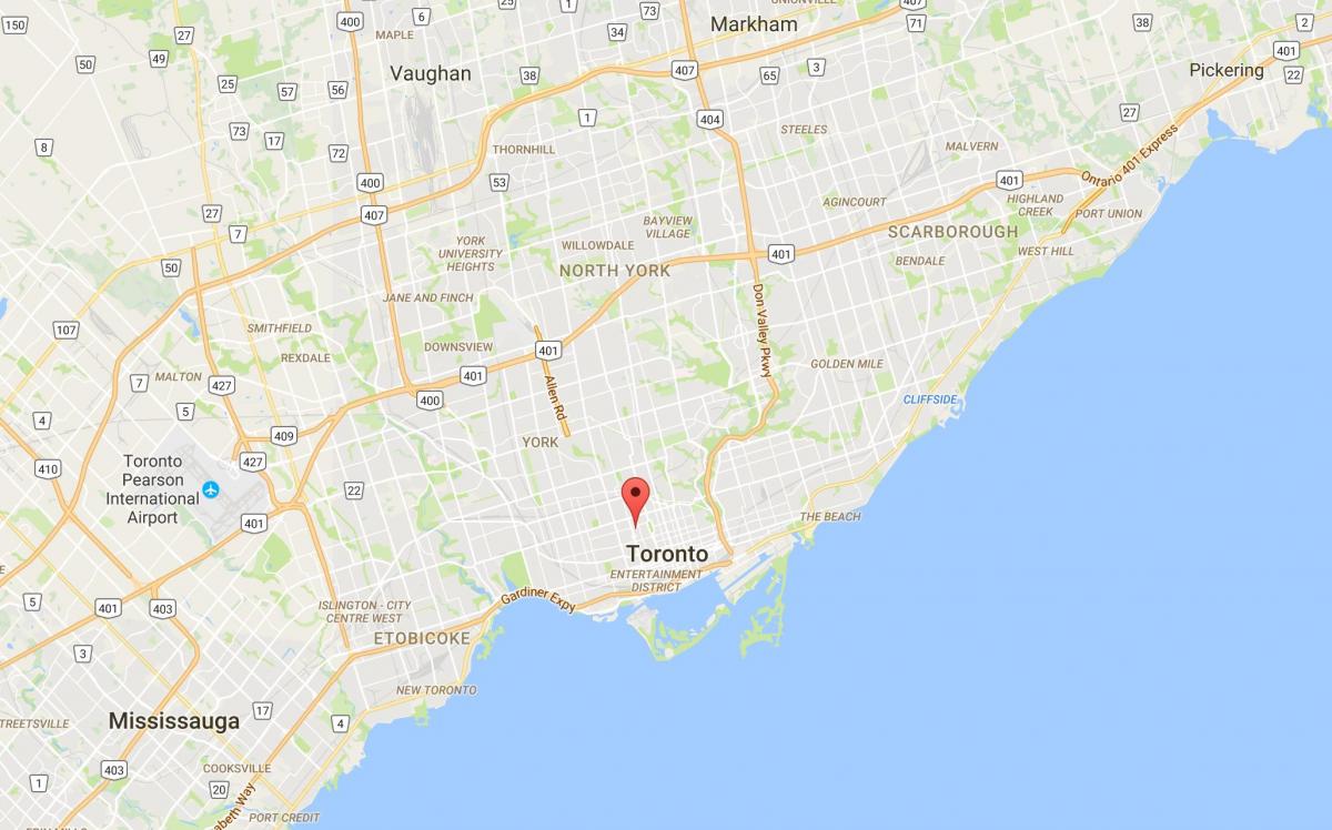 Karte von der Universität Toronto campus