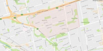 Karte von Ahorn Leafneighbourhood Toronto