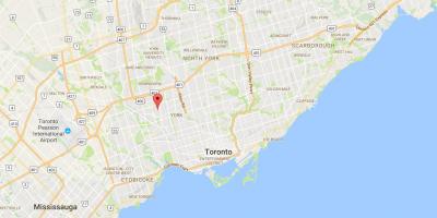Karte von Amesbury district Toronto