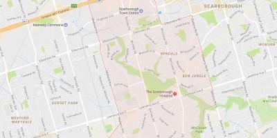 Karte von Bendale Nachbarschaft Toronto