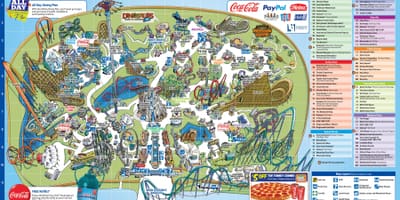 Karte von Canada ' s wonderland