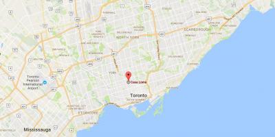 Karte von Casa Loma Toronto district