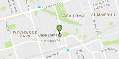 Karte von Casa Loma Toronto