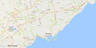 Karte von Clairville district Toronto