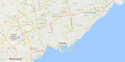 Karte Der Erdnuss-district Toronto