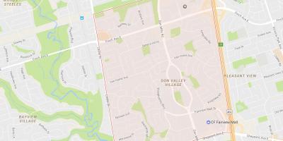 Karte Der Erdnuss-Viertel von Toronto