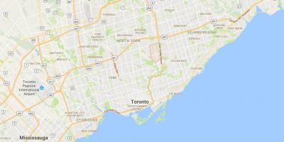 Karte von Don Mills Toronto district