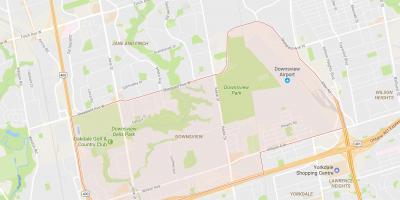 Karte von Downsview Toronto Nachbarschaft