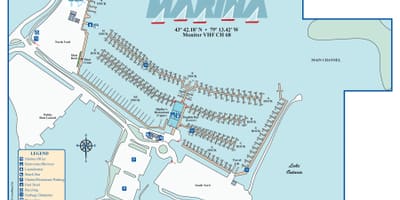 Karte von Großsprecher ' s Park Marina
