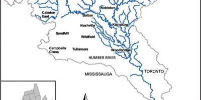 Karte von Humber river