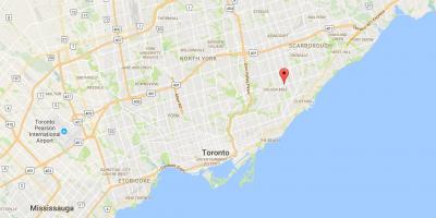 Karte von Ionview district Toronto