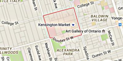 Karte von Kensington Market
