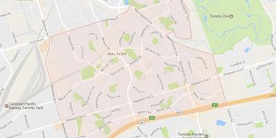 Karte von Malvern Nachbarschaft Toronto