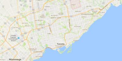 Karte von Milliken district Toronto