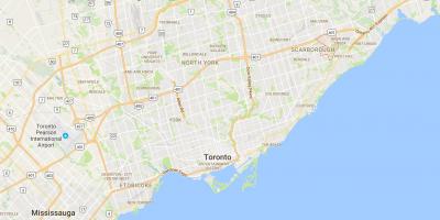 Karte von Morningside district Toronto