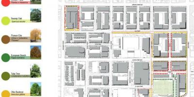 Karte der Revitalisierung plan, der Regent Park Toronto phase 3