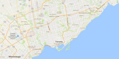 Karte von Richview district Toronto