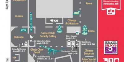Karte von Royal Ontario Museum-Stufe 1