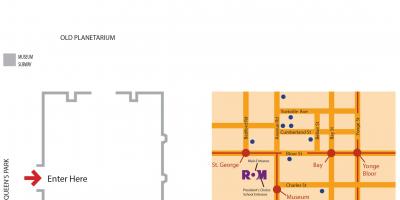 Karte von Royal Ontario Museum Parken