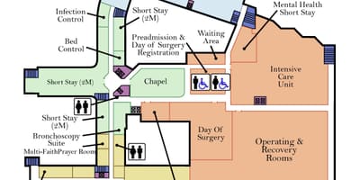 Karte von St. Joseph ' s Health centre, Toronto level 2