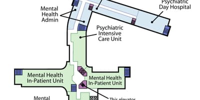 Karte von St. Joseph ' s Health centre, Toronto Stufe 7