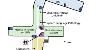 Karte von St. Joseph ' s Health centre, Toronto Stufe 6