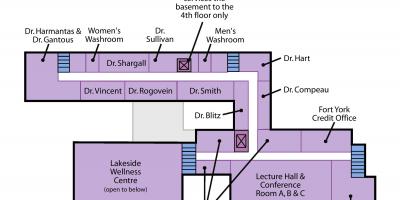 Karte von St. Joseph ' s Health centre, Toronto Sunnyside level 2