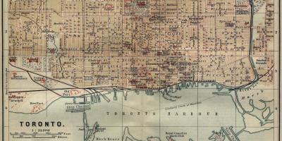 Karte von Toronto 1894