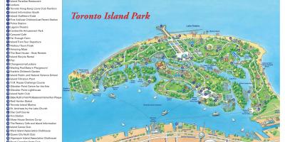 Karte von Toronto island park