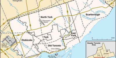 Karte von Toronto