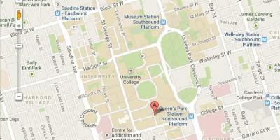 Karte von university of Toronto-St George